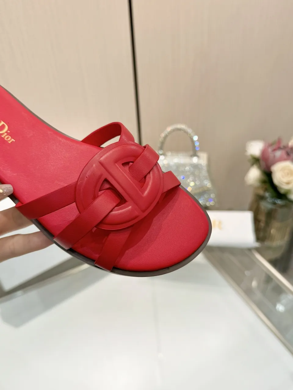 👟👟Ex-factory price 340👟👟 Dior new model, 9 colors available, cowhide fabric, code number 35-42, leather sole +40